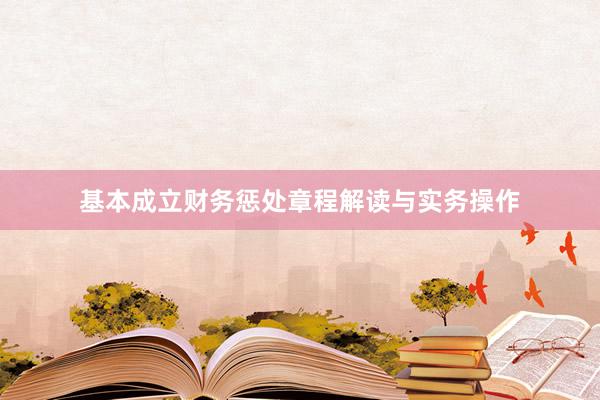 基本成立财务惩处章程解读与实务操作